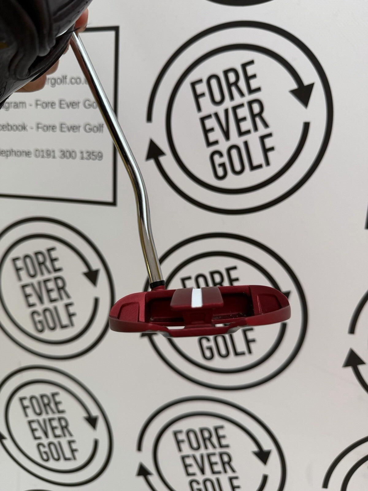 ODYSSEY O-WORKS RED MARXMAN PUTTER / RH / 34” / GOOD USED