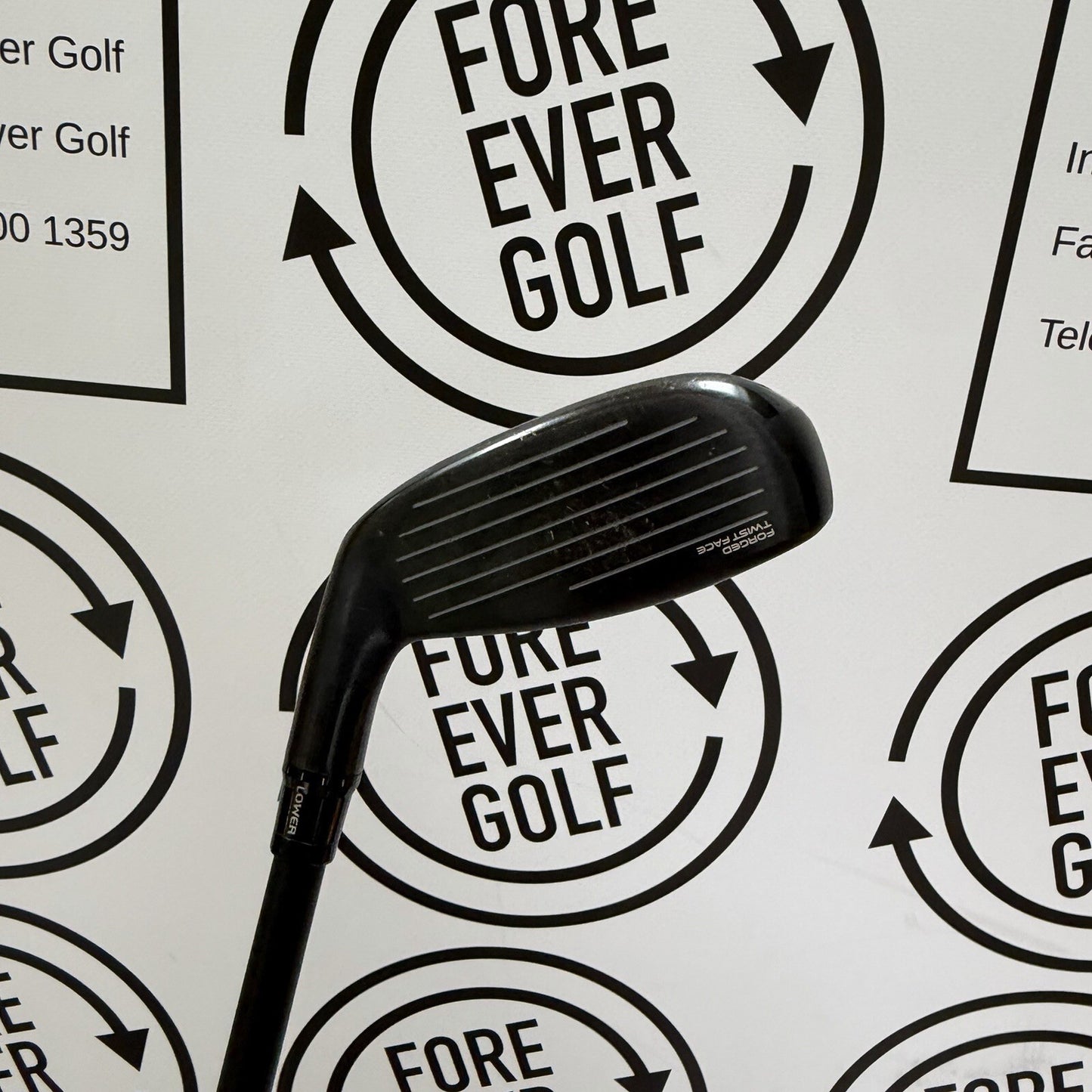 TAYLORMADE Qi10 TOUR 3 HYBRID / 19.5 Degree / RH / 75g Stiff Flex / GOOD USED