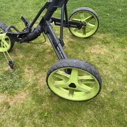 CLICGEAR MODEL 3.5+ GOLF PUSH TROLLEY / 3 Wheels / GOOD USED