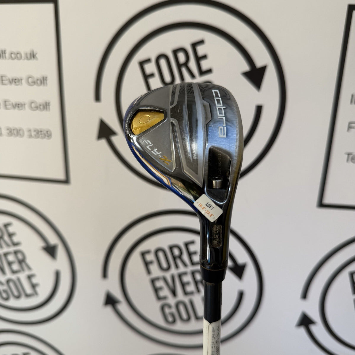 COBRA FLY-Z 4 HYBRID / 21.5 Deg / RH / 75g Stiff Flex / GOOD USED