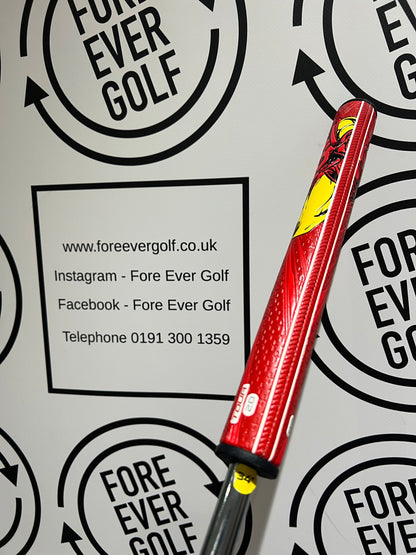 TAYLORMADE SPIDER (2018) / Mens RH / Red / 34” / IRON MAN GRIP