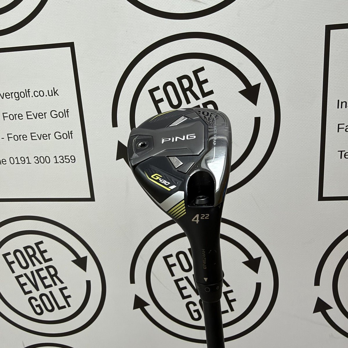 PING G430 4 HYBRID / 22 Deg / Mens RH / 70g Reg Flex / V.GOOD USED