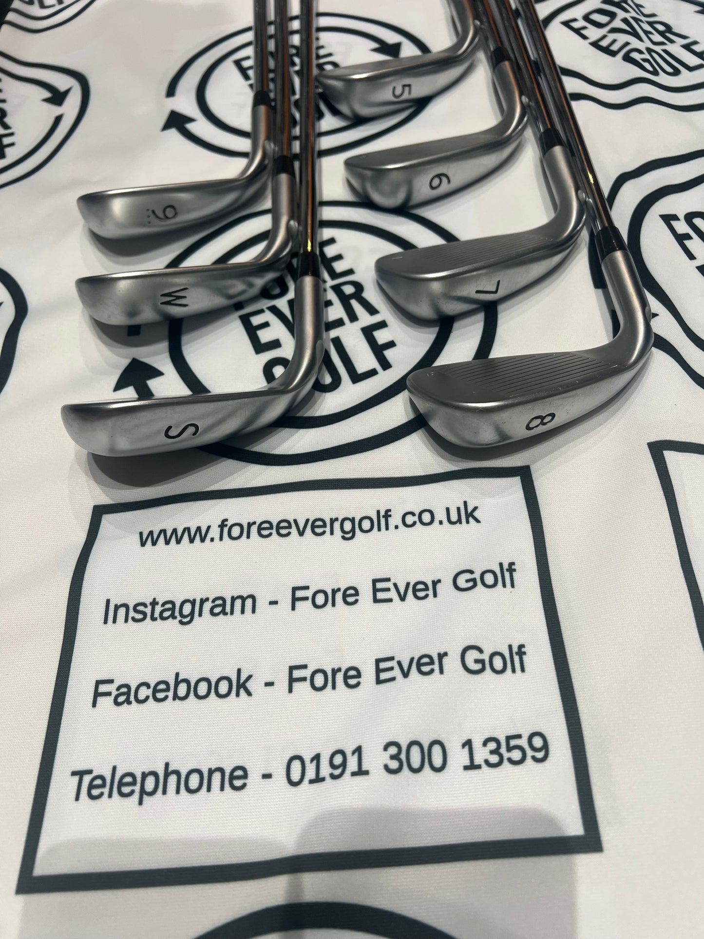 PING G400 IRONS / 4 - PW / BLUE Dot / RH / 98g Reg Flex