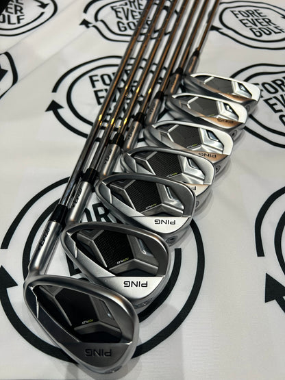 PING G430 IRONS / 6 - SW / Black Dot / 98g Reg Flex / Mens RH