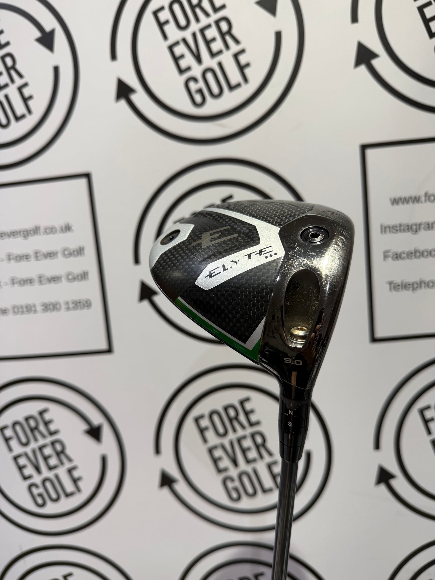 CALLAWAY ELYTE TRIPE DIAMOND DRIVER / 9 Deg / RH / 60g X-Stiff Flex / GOOD USED