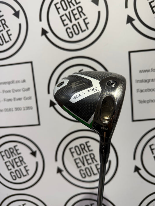 CALLAWAY ELYTE TRIPE DIAMOND DRIVER / 9 Deg / RH / 60g X-Stiff Flex / GOOD USED