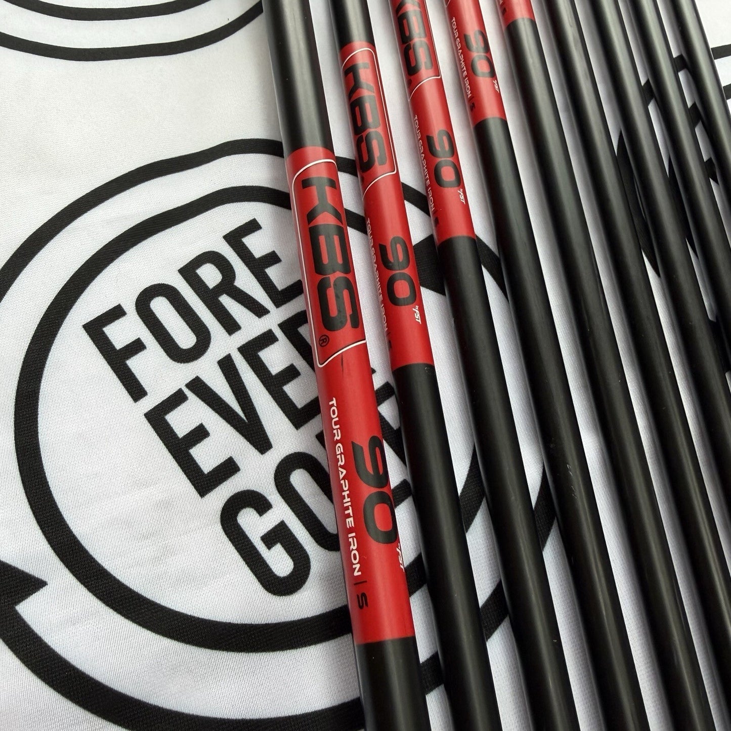 AVODA COMBO LENGTH IRONS / 4- PW + GW + SW + LW / RH / 90g Stiff KBS TGI