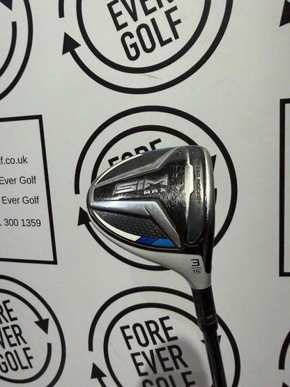TAYLORMADE SIM MAX 3 WOOD / 15 Degree / Mens RH / 70g Stiff Flex / GOOD USED