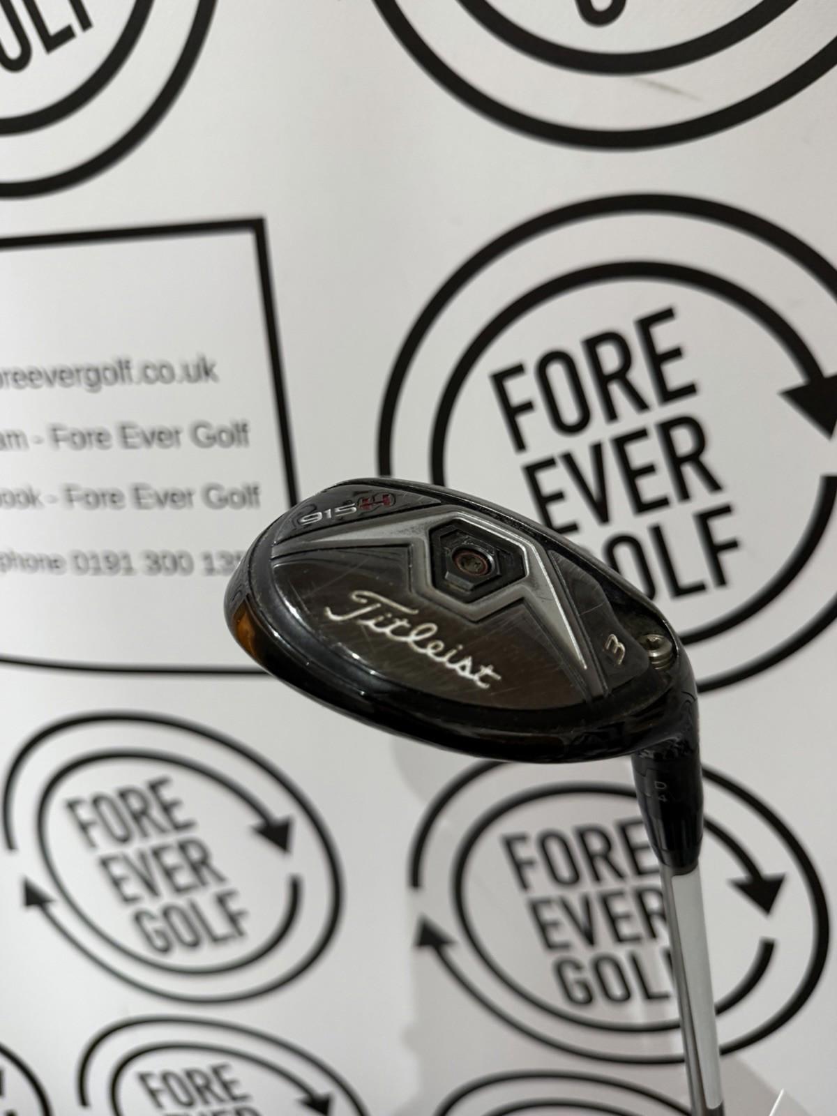 TITLEIST 915H 3 HYBRID / 21 Deg / RH / 70g Regular Flex / GOOD USED