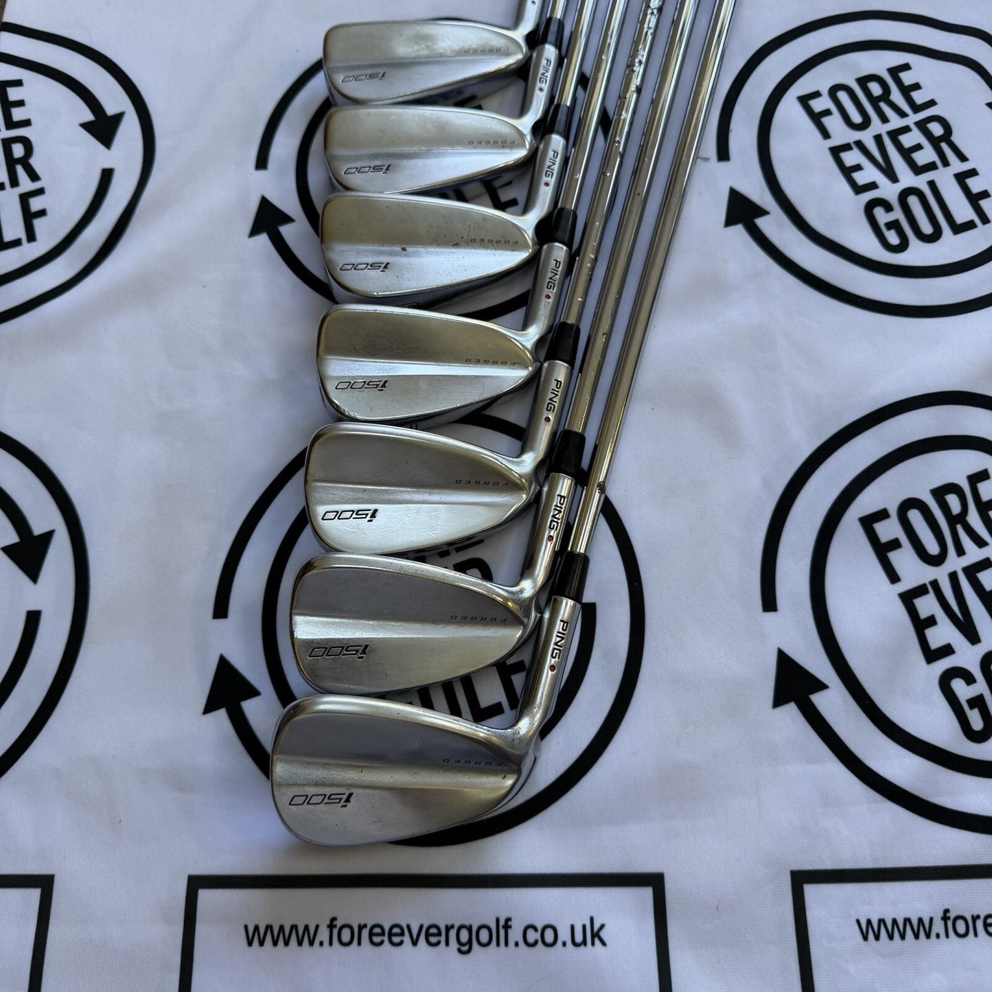 PING i500 IRONS / 4 - PW / Mens LH / Red Dot / 105g Reg Flex / OK USED