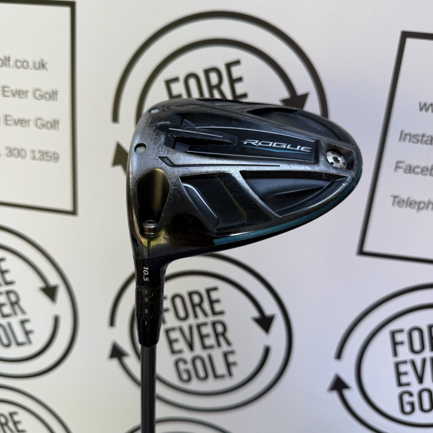 CALLAWAY ROGUE DRIVER / 10.5 Deg / Mens LH / 50g Reg Flex / GOOD USED