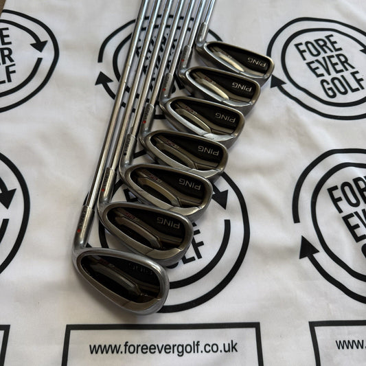 PING G25 IRONS / 5 - PW + SW / RH / Reg Flex / Red Dot / GOOD USED