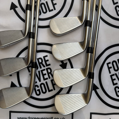 TITLEIST T100 (2023) IRONS / 4 - PW / Mens RH / AMT Black / Stiff Flex / V.GOOD