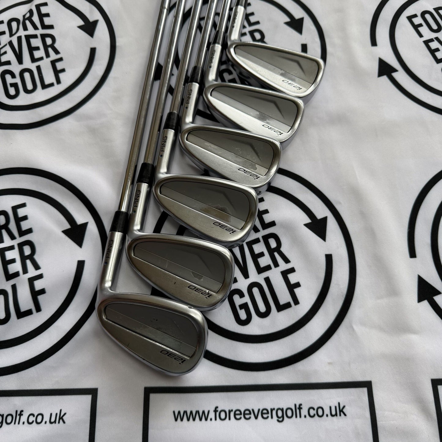 PING i230 IRONS / 5 - PW / Blue Dot / Mens RH / 85g Reg Flex / GOOD USED