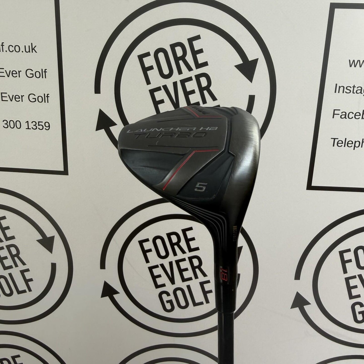 CLEVELAND LAUNCHER HB TURBO 5 WOOD / 18 Degree / RH / 50g Reg Flex / V.GOOD USED