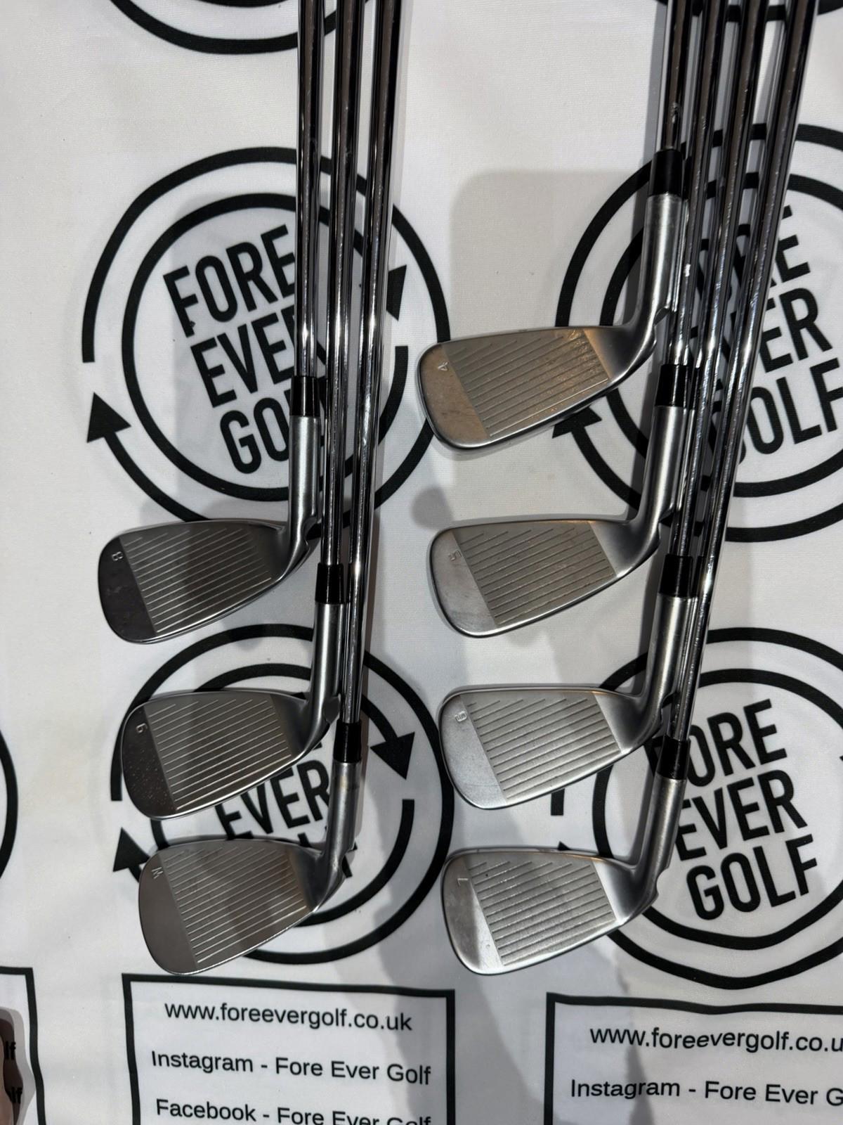 PING G425 IRONS / 4 - PW / Mens RH / Peoject X 5.5 Reg Shafts / V.GOOD USED