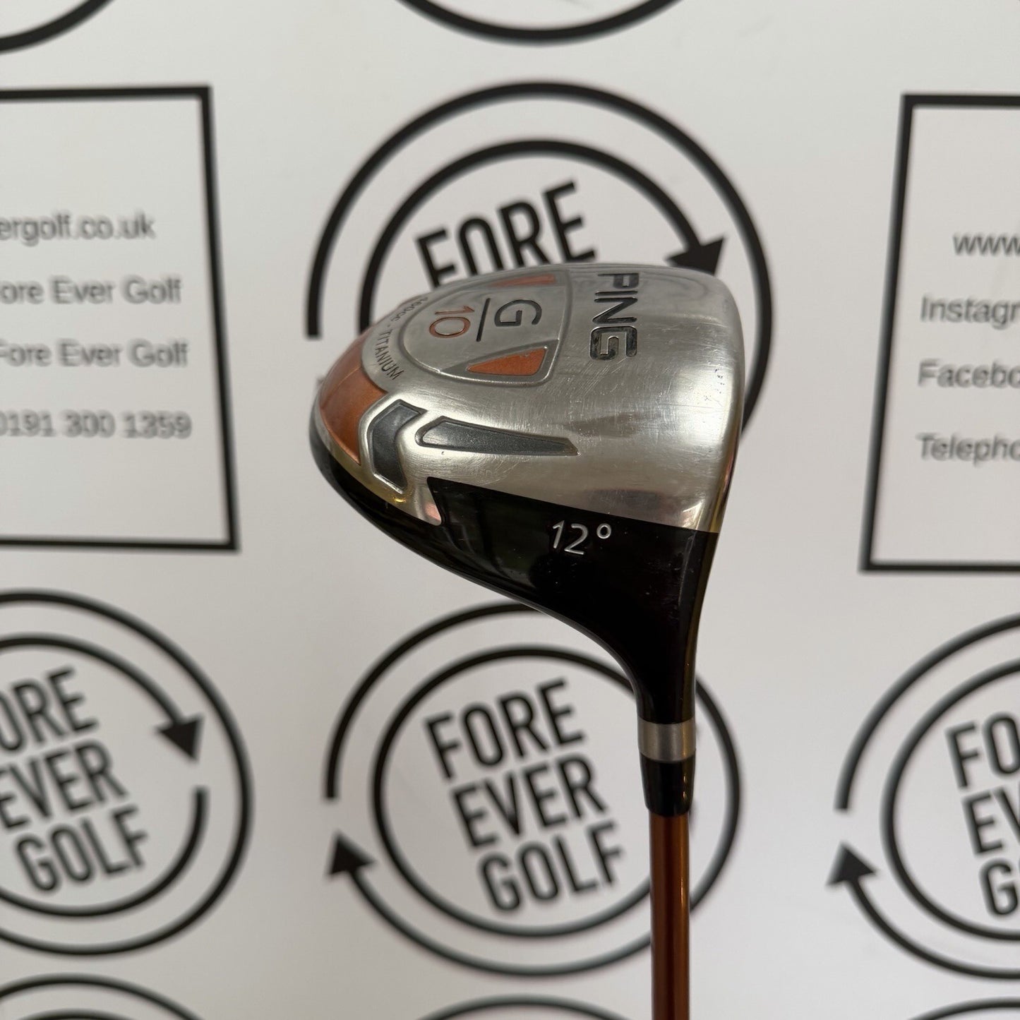 PING G10 DRIVER / 12 Degree / RH / Soft Reg Flex / OK USED