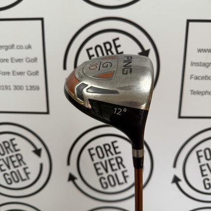 PING G10 DRIVER / 12 Degree / RH / Soft Reg Flex / OK USED
