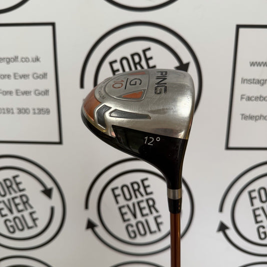 PING G10 DRIVER / 12 Degree / RH / Soft Reg Flex / OK USED