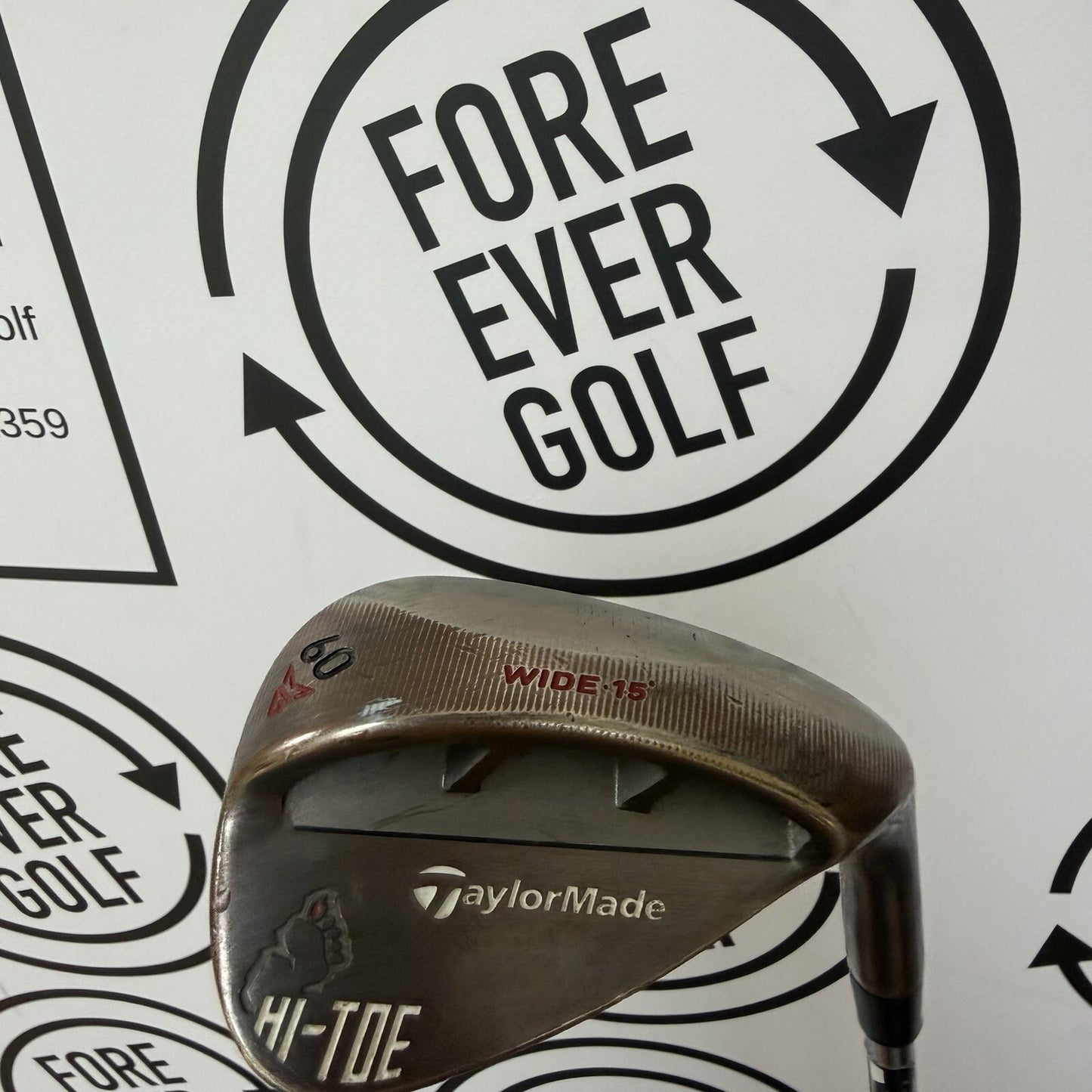 TAYLORMADE HI-TOE BIG TOE LOB WEDGE / 60 Deg (WIDE 15) / Wedge Flex / GOOD USED