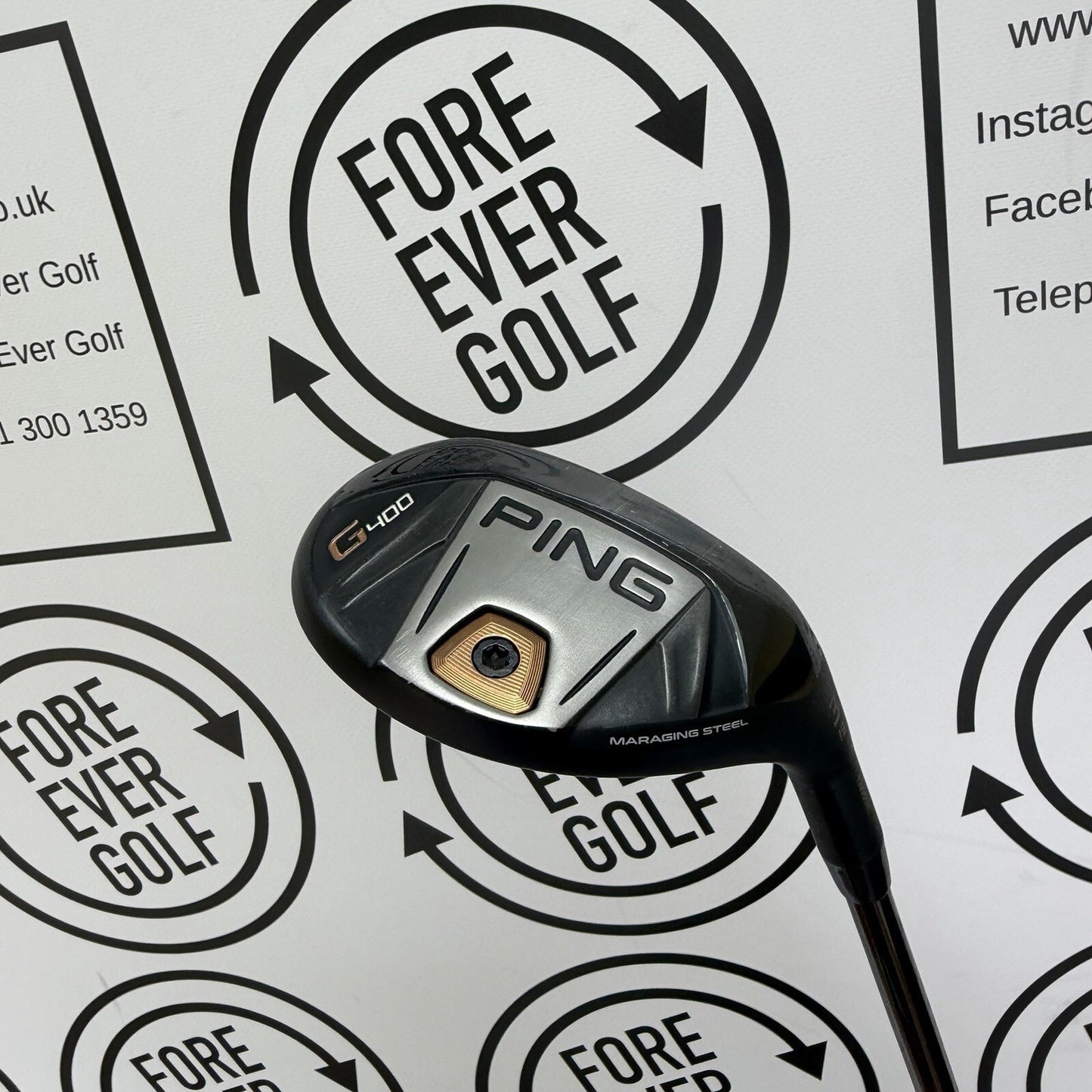 PING G400 3 HYBRID / 19 Deg / RH / 70g Teg Flex / V.GOOD USED