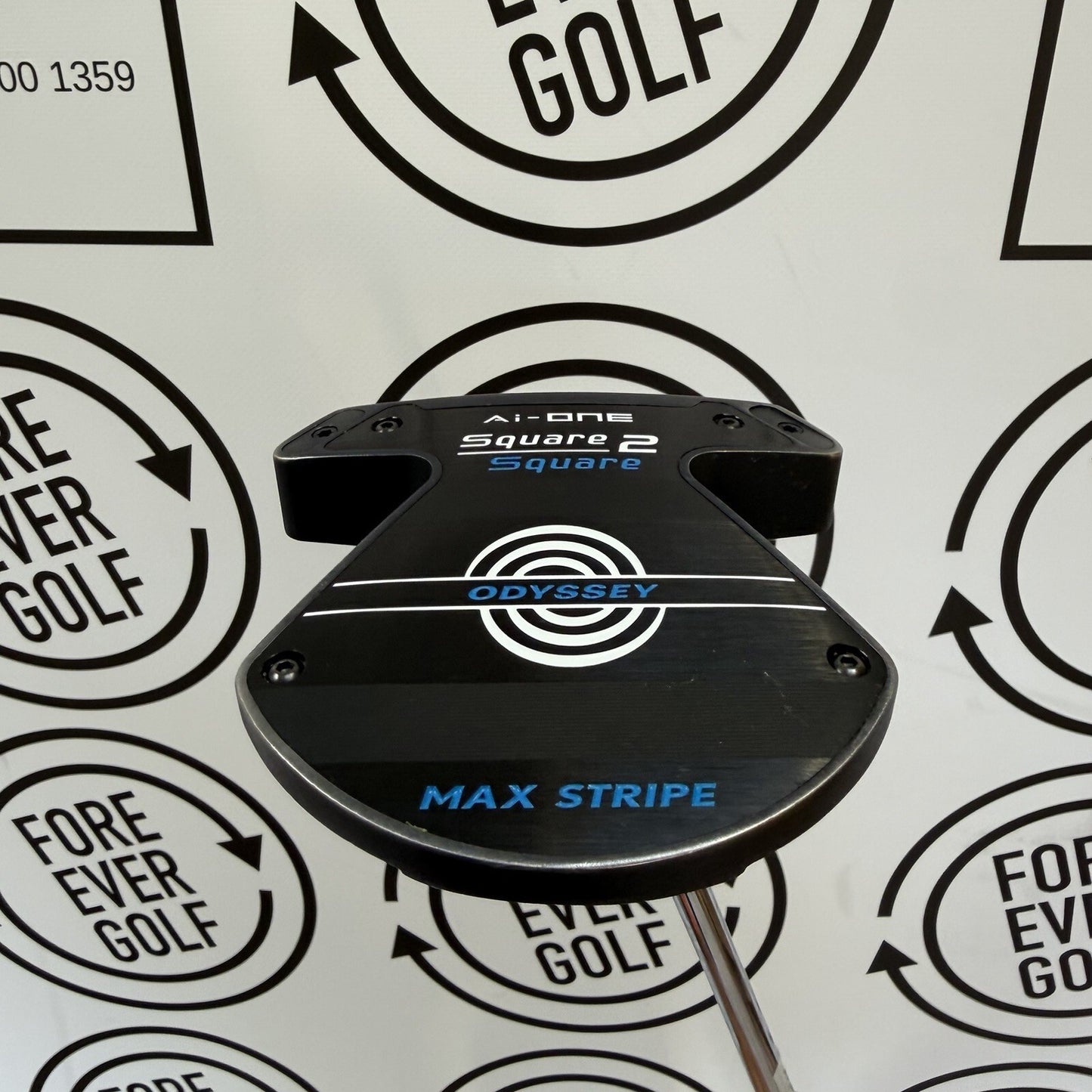 ODYSSEY Ai ONE SQUARE 2 SQUARE MAX STRIPE PUTTER / RH / 35” / V.GOOD USED