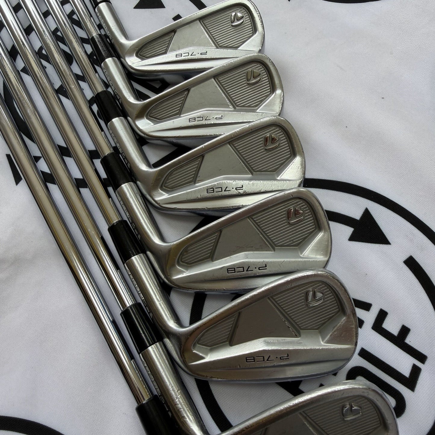TAYLORMADE P7CB IRONS / 4 - PW / Mens RH / Project X 6.5 X-Stiff Flex / GOOD