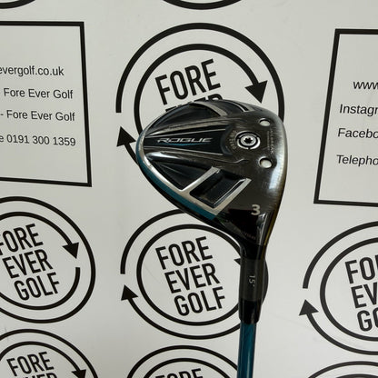 CALLAWAY ROGUE 3 WOOD / 15 Deg / RH / 75g Stiff Flex / GOOD USED