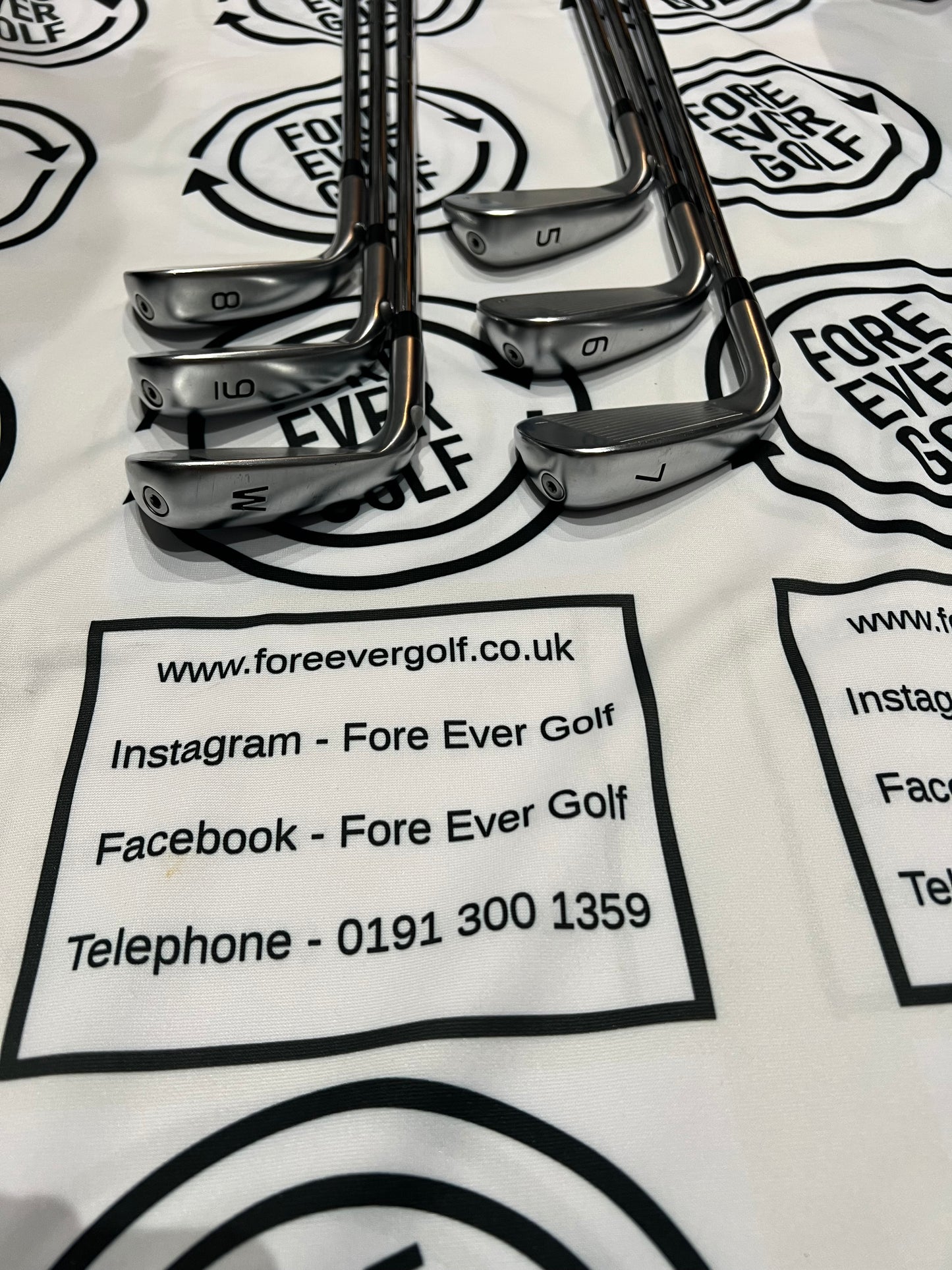PING G430 IRONS / 5 - PW / Black Dot / Mens RH / 98g Reg Flex