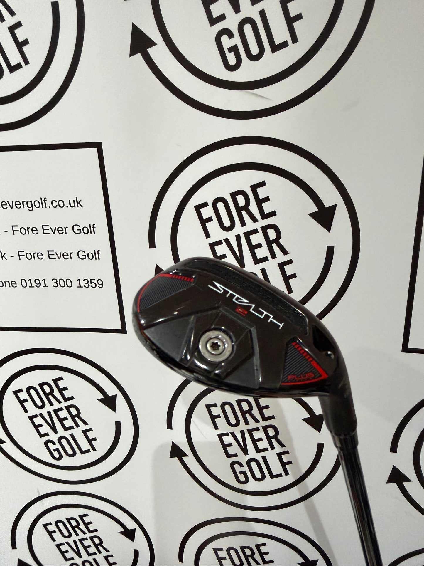 TAYLORMADE STEALTH 2 3 HYBRID / 19.5 Degree / RH / 85g Stiff Flex