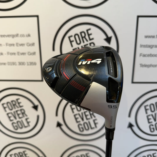 TAYLORMADE M4 DRIVER / 9.5 Deg / RH 50g Stiff Flex / V.GOOD USED
