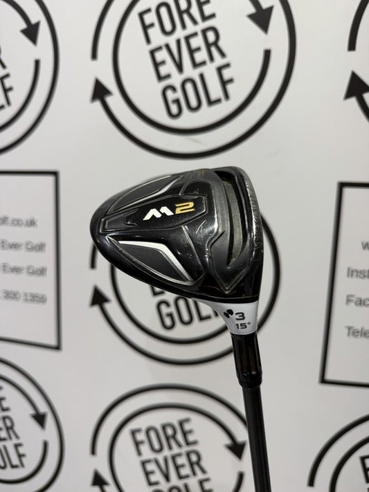 TAYLORMADE M2 3 WOOD / 15 Deg / Mens RH / 60g X-Stiff Flex / GOOD USED