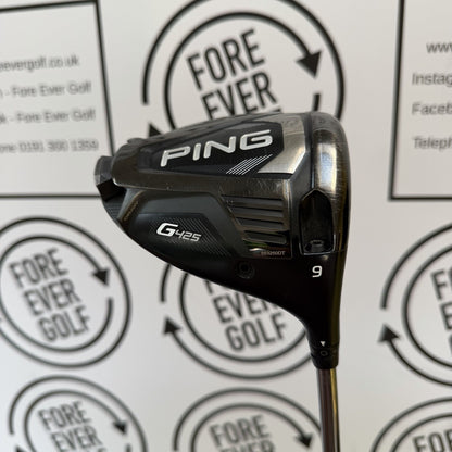 PING G425 MAX DRIVER / 9 Degree / Mens RH / 65g Stiff Flex / V.GOOD USED
