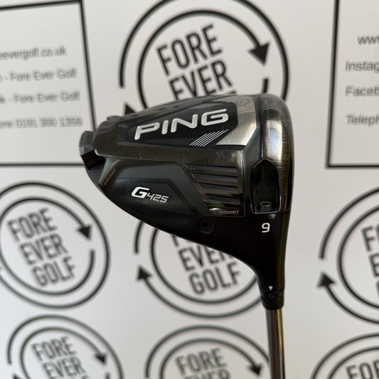 PING G425 MAX DRIVER / 9 Degree / Mens RH / 65g Stiff Flex / V.GOOD USED