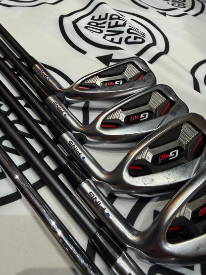 PING G410 IRONS / 6 - SW / RH / AWT Reg Flex Graphite Shaft