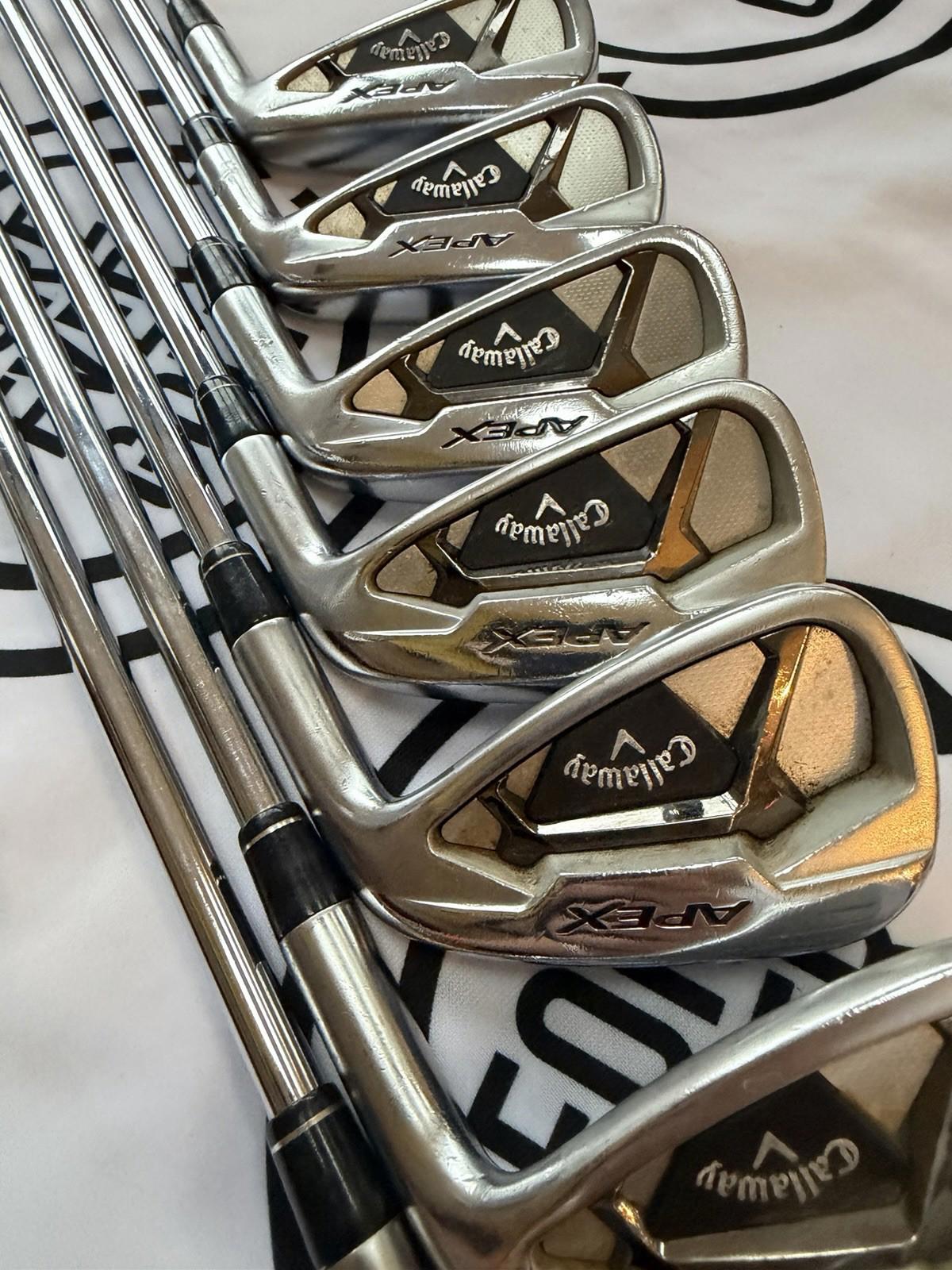 CALLAWAY APEX ‘21 IRONS / 4 - PW / Mens RH / 95g Stiff Flex / GOOD USED