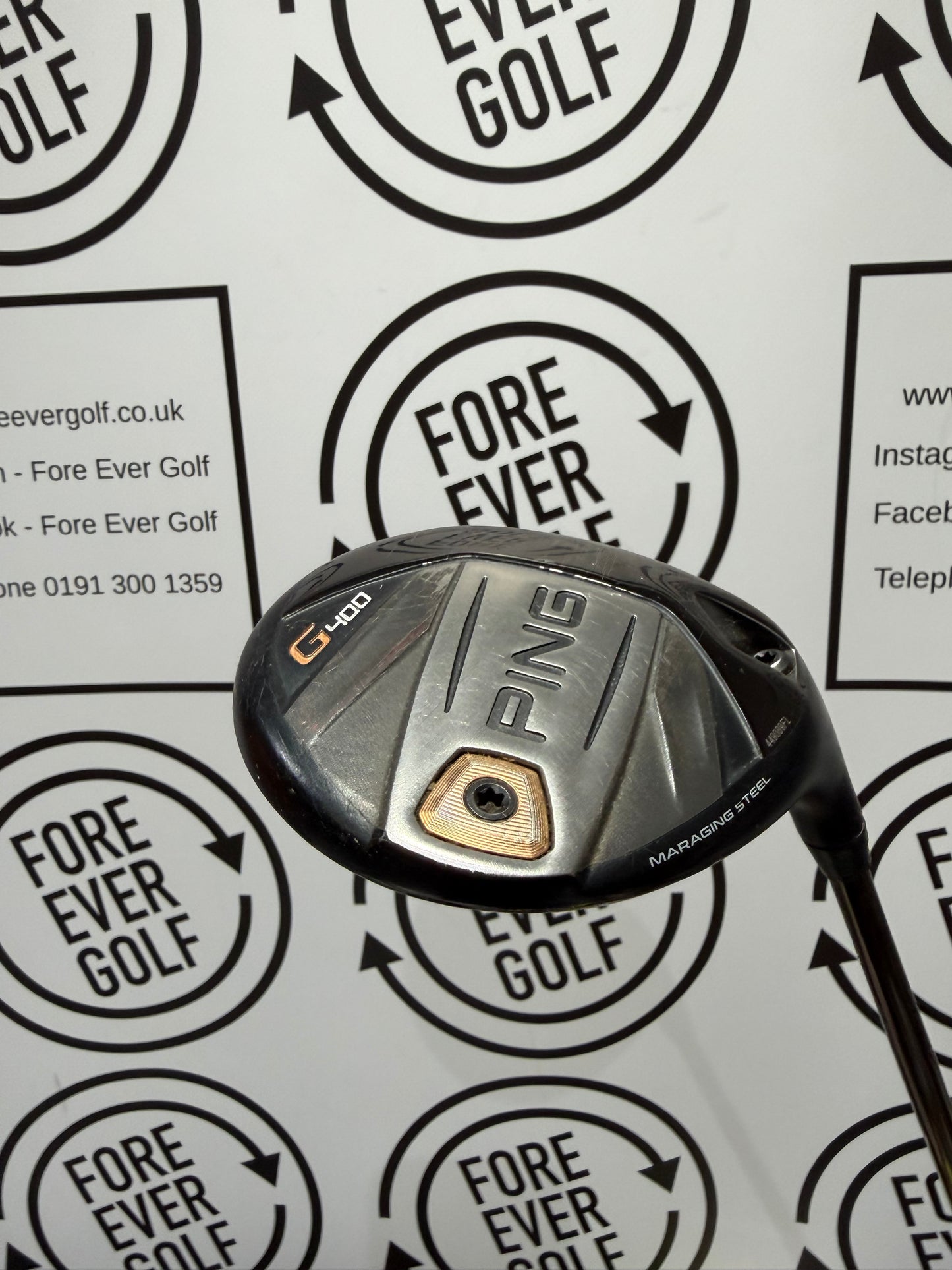 PING G400 3 WOOD / 14.5 Degree / Mens RH / 65g Regular Flex