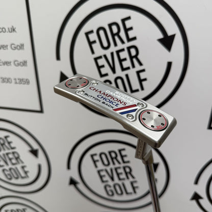 SCOTTY CAMERON CHAMPIONS CHOICE BUTTON BACK PUTTER / 34” / RH / V.GOOD