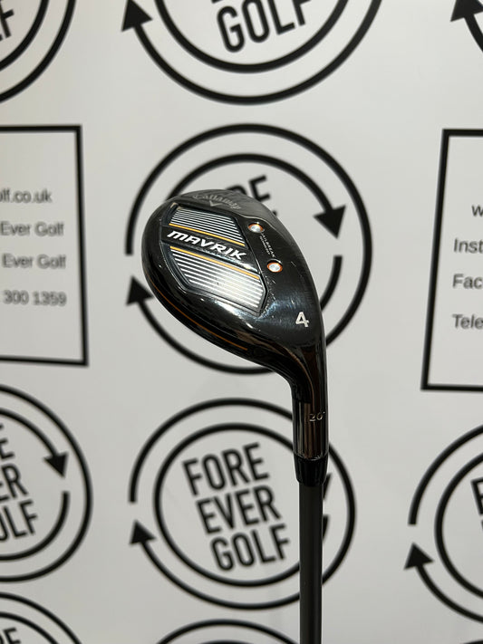 CALLAWAY MAVRIK 4 HYBRID / 22 Deg / Mens RH / 75g Stiff Flex