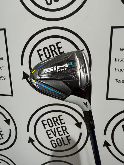 TAYLORMADE SIM2 MAX 3 WOOD / 15 Degree / RH / 50g Reg Flex