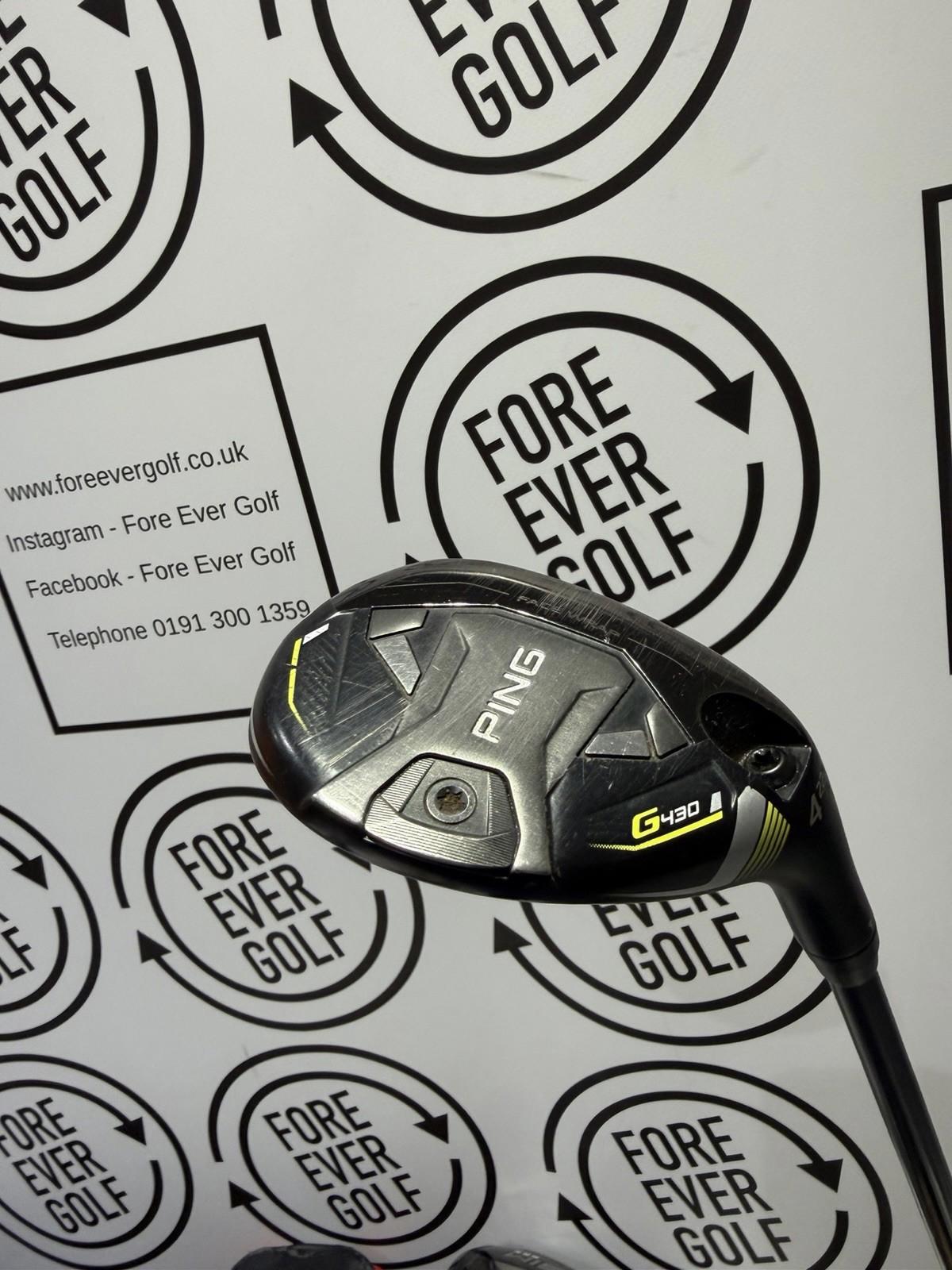 PING G430 4 HYBRID / 22 Degree / Mens RH / 70g Regular Flex / GOOD USED