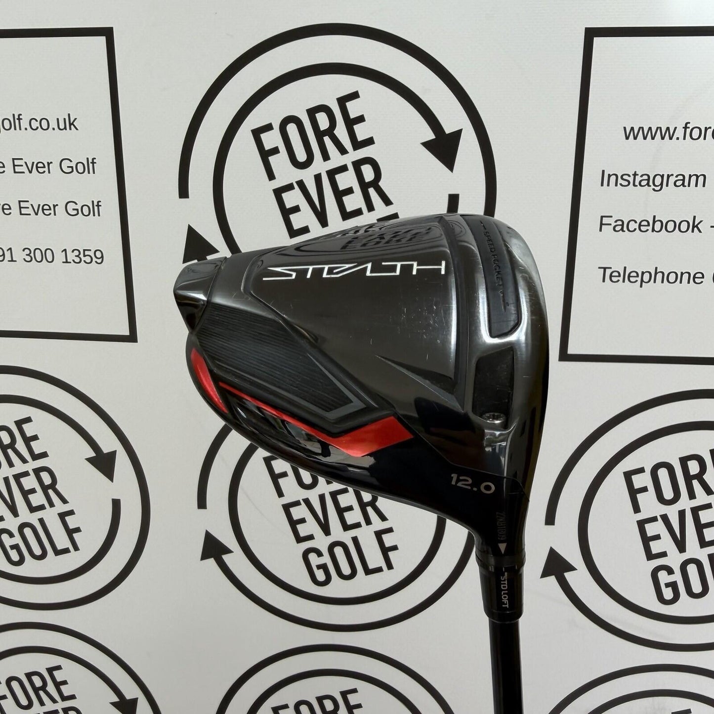 TAYLORMADE STEALTH DRIVER / 12 Degree / Mens RH / 50g A Flex / V.GOOD USED