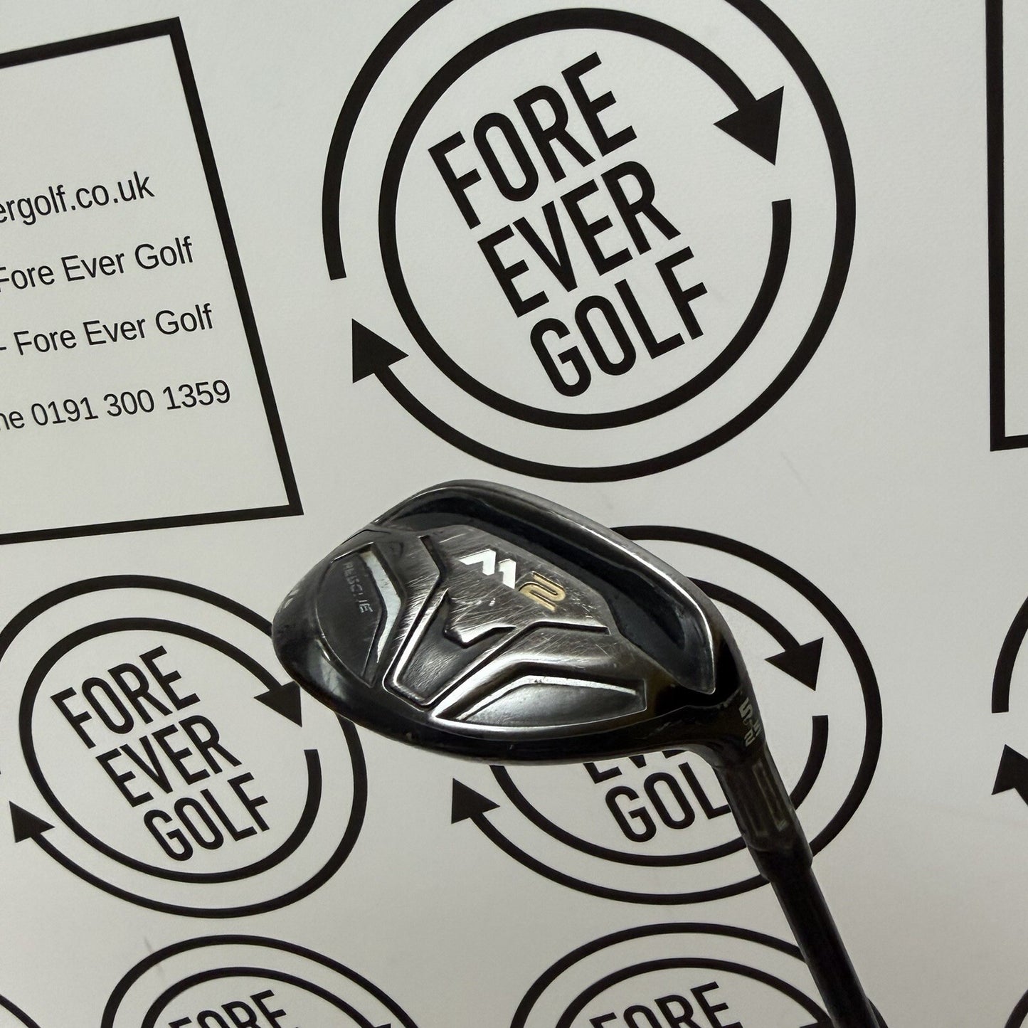TAYLORMADE M2 5 HYBRID / 25 Deg / RH / 65g Reg Flex / FAIR USED