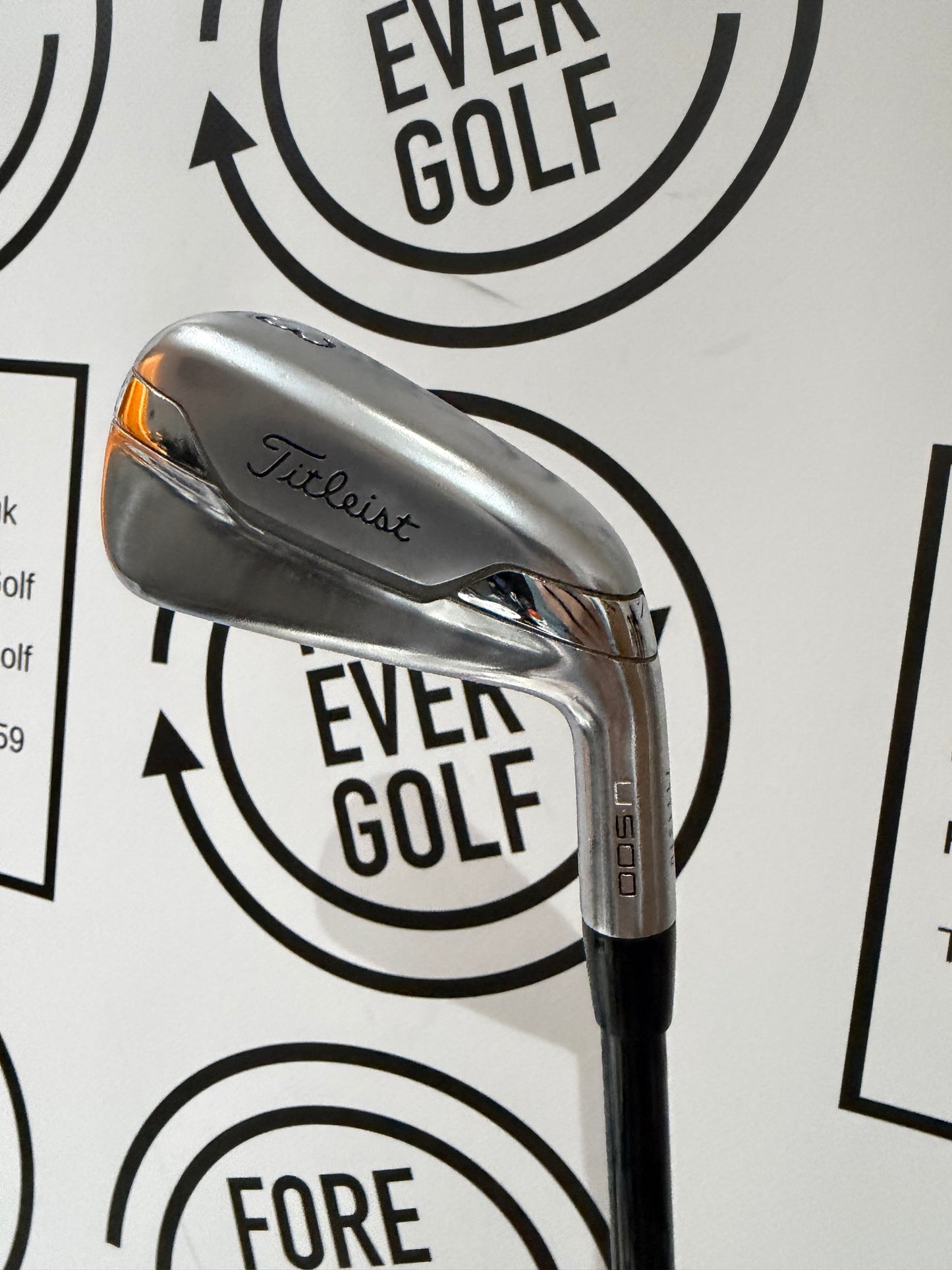 TITLEIST U500 UTILITY 3 IRON / Mens RH / 90g Stiff Flex