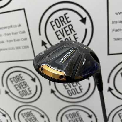 CALLAWAY ROGUE ST MAX DRIVER / 10.5 Deg / Mens RH / 50g Reg Flex / GOOD USED