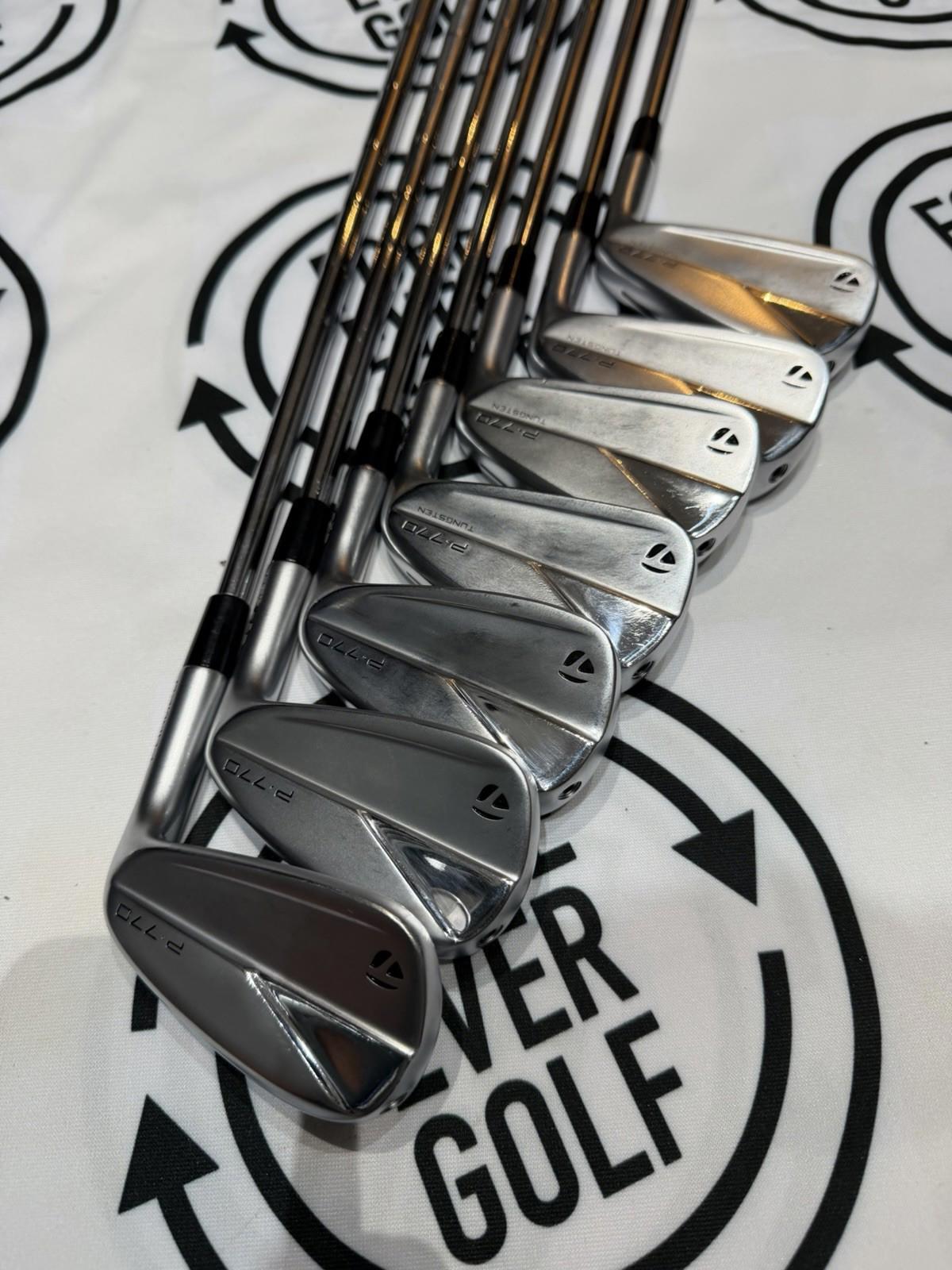 TAYLORMADE P770 (2023) IRONS / 4 - PW / RH / 100g Stiff Flex / GOOD USED