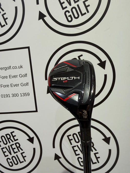 TAYLORMADE STEALTH 2 3 HYBRID / 19 Degree / Rh / 70g Stiff Flex / V.GOOD USED