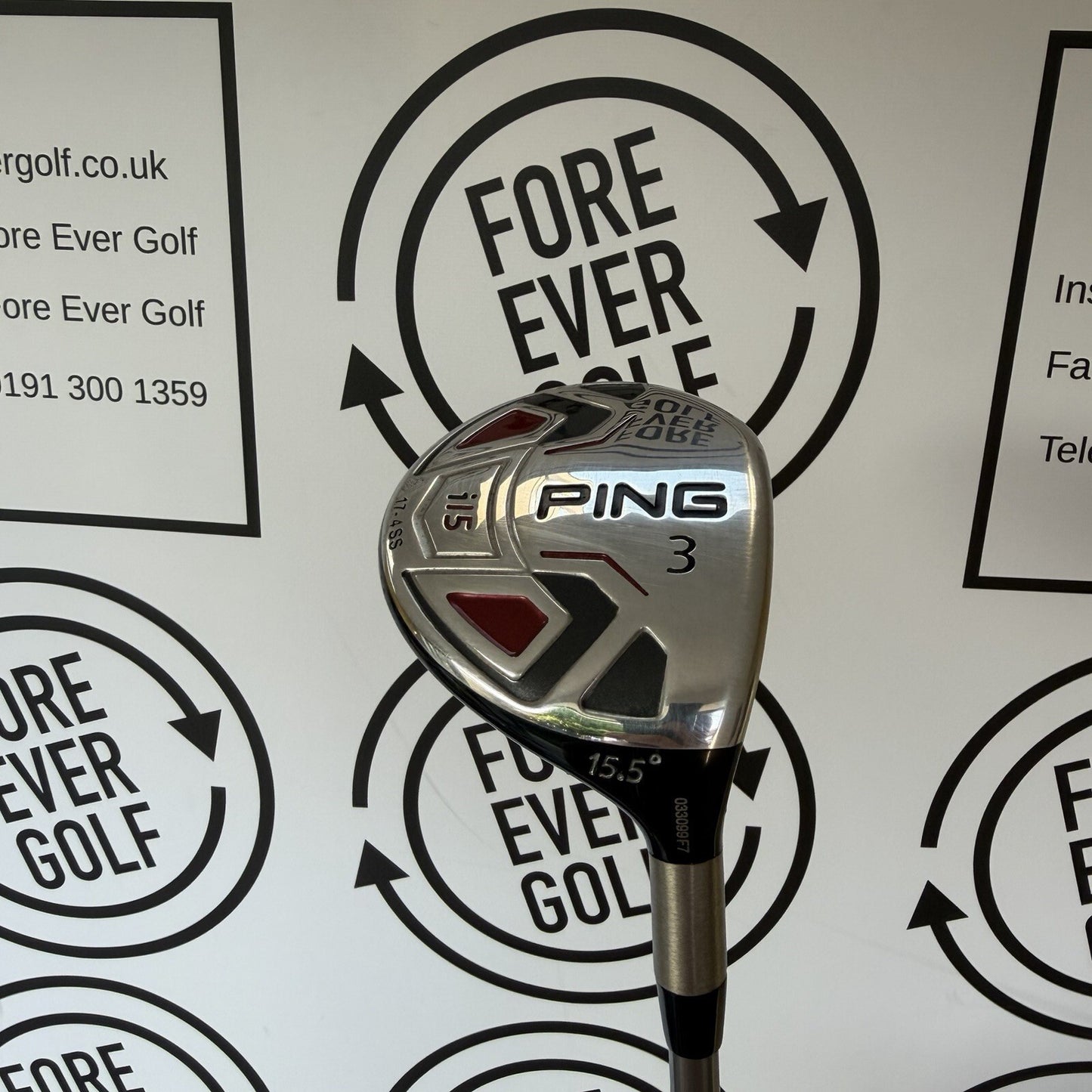 PING i15 3 WOOD / 15.5 Deg / RH / Stiff Flex / V.GOOD USED