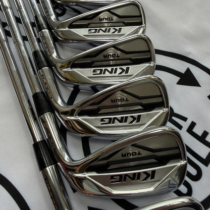 COBRA KING TOUR IRONS / 4 - PW / Mens RH / 120g X-Stiff Flex / V.GOOD USED