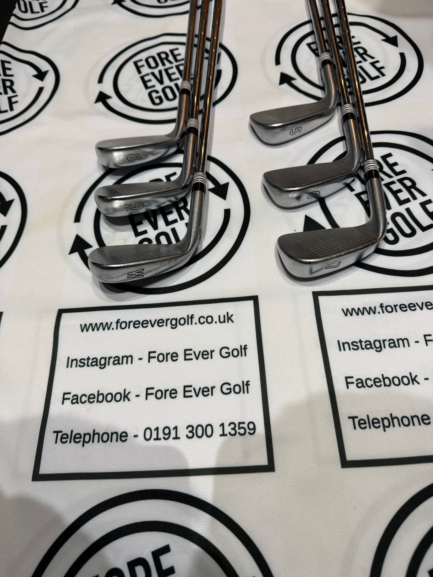 PING i200 IRONS / 5 - PW / Blue Dot / RH / 120g Stiff Flex